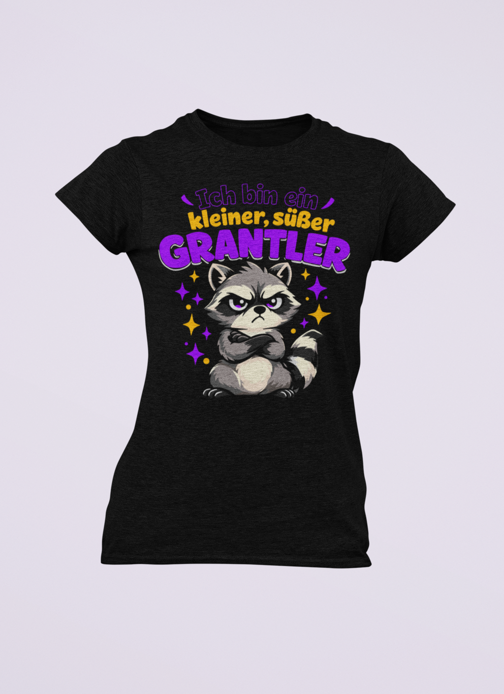 Kleiner, süßer Grantler | Damen T-Shirt Rundhals