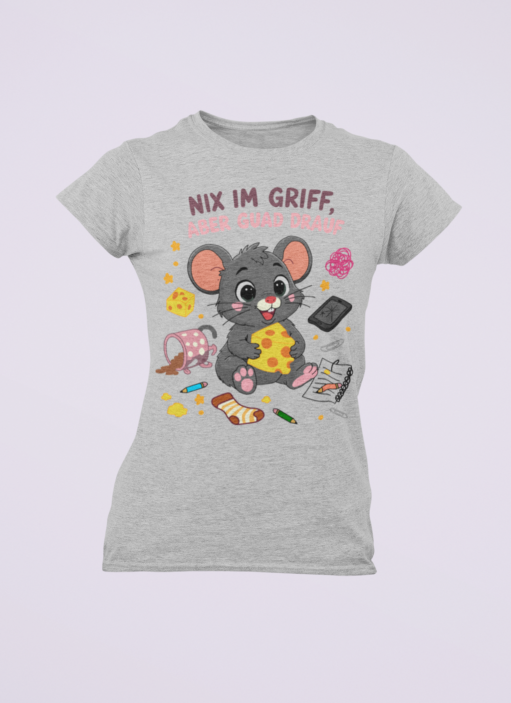 Chaosmaus | Damen T-Shirt Rundhals