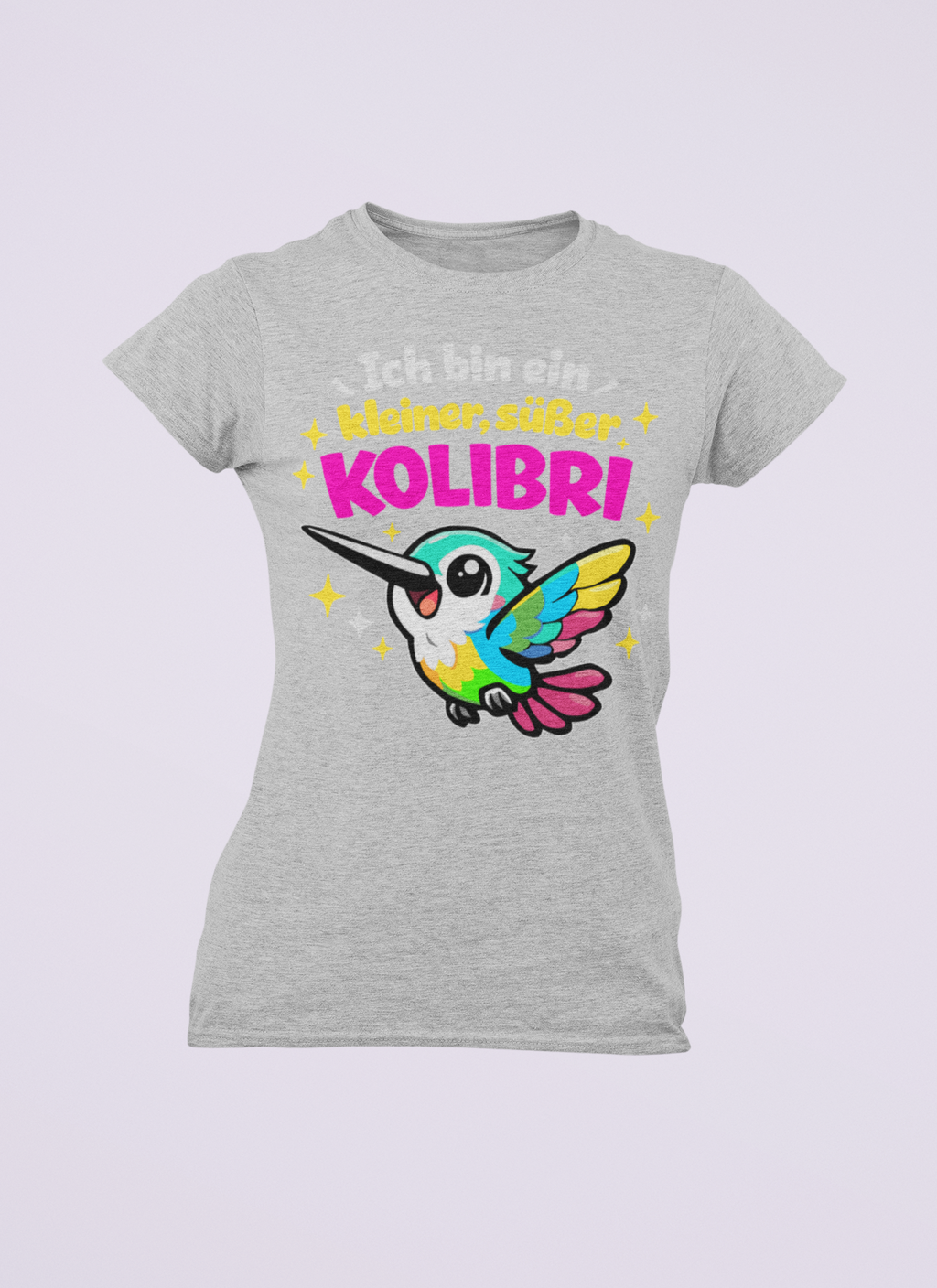 Kleiner, süßer Kolibri | Damen T-Shirt Rundhals