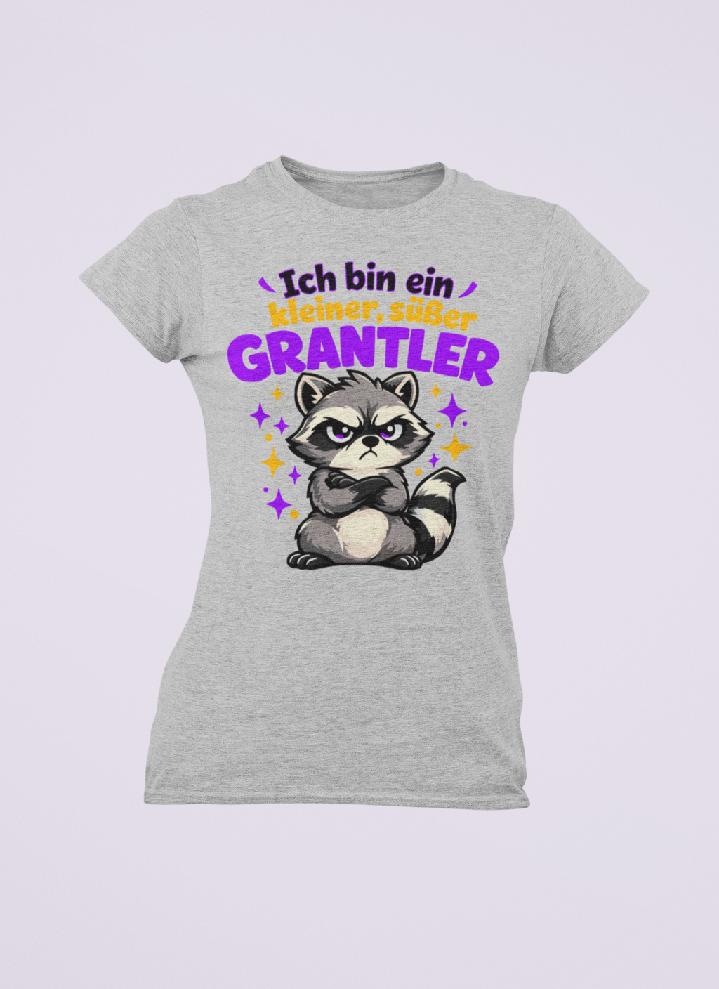 Kleiner, süßer Grantler | Damen T-Shirt Rundhals