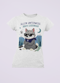 Allein unterwegs, aber legendär - Wolf | Damen T-Shirt Rundhals