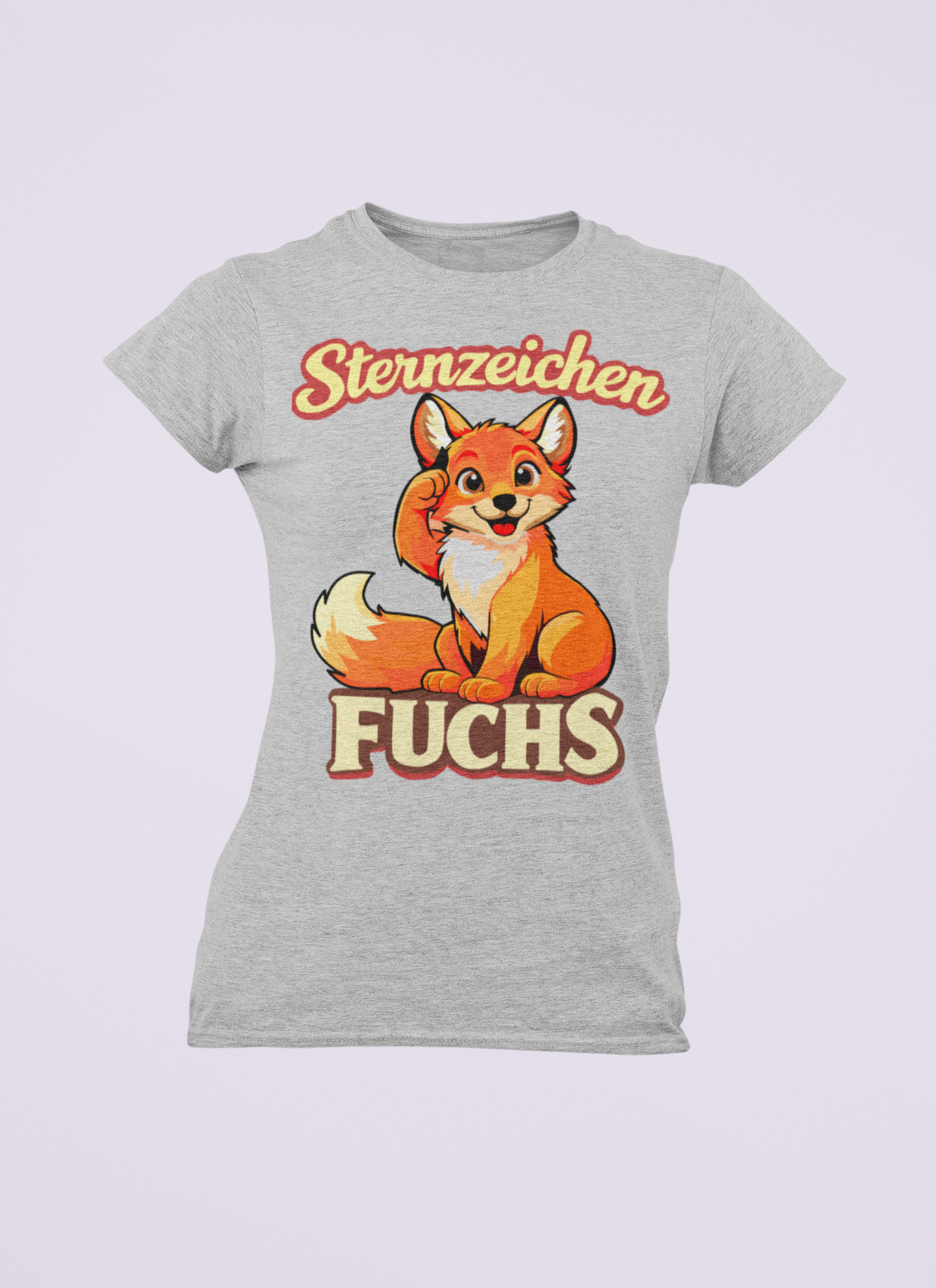 Sternzeichen Fuchs | Damen T-Shirt Rundhals