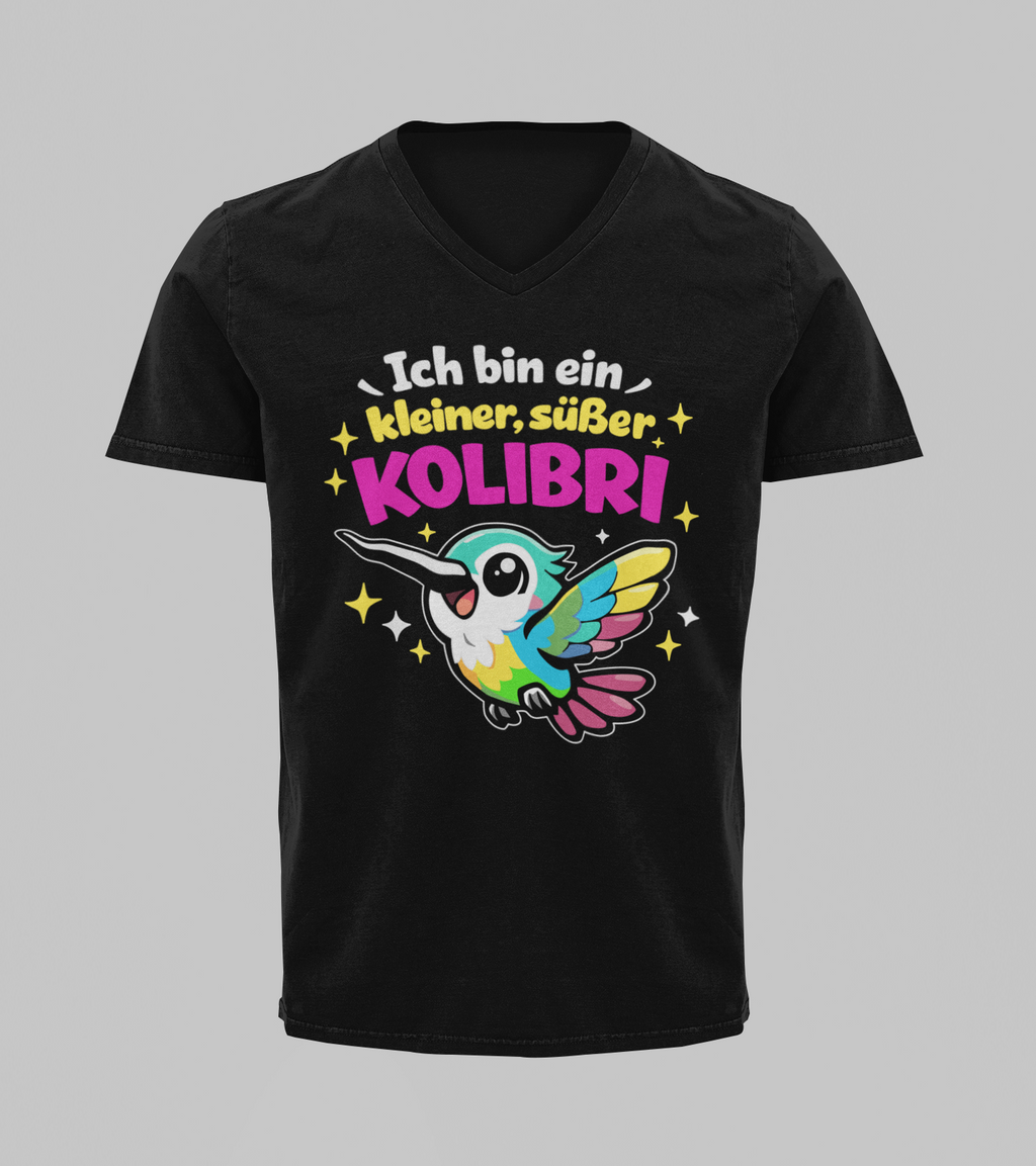 Kleiner, süßer Kolibri | T-Shirt Herren V-Ausschnitt