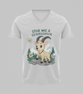 Stur wie a Gebirgsbock | T-Shirt Herren V-Ausschnitt