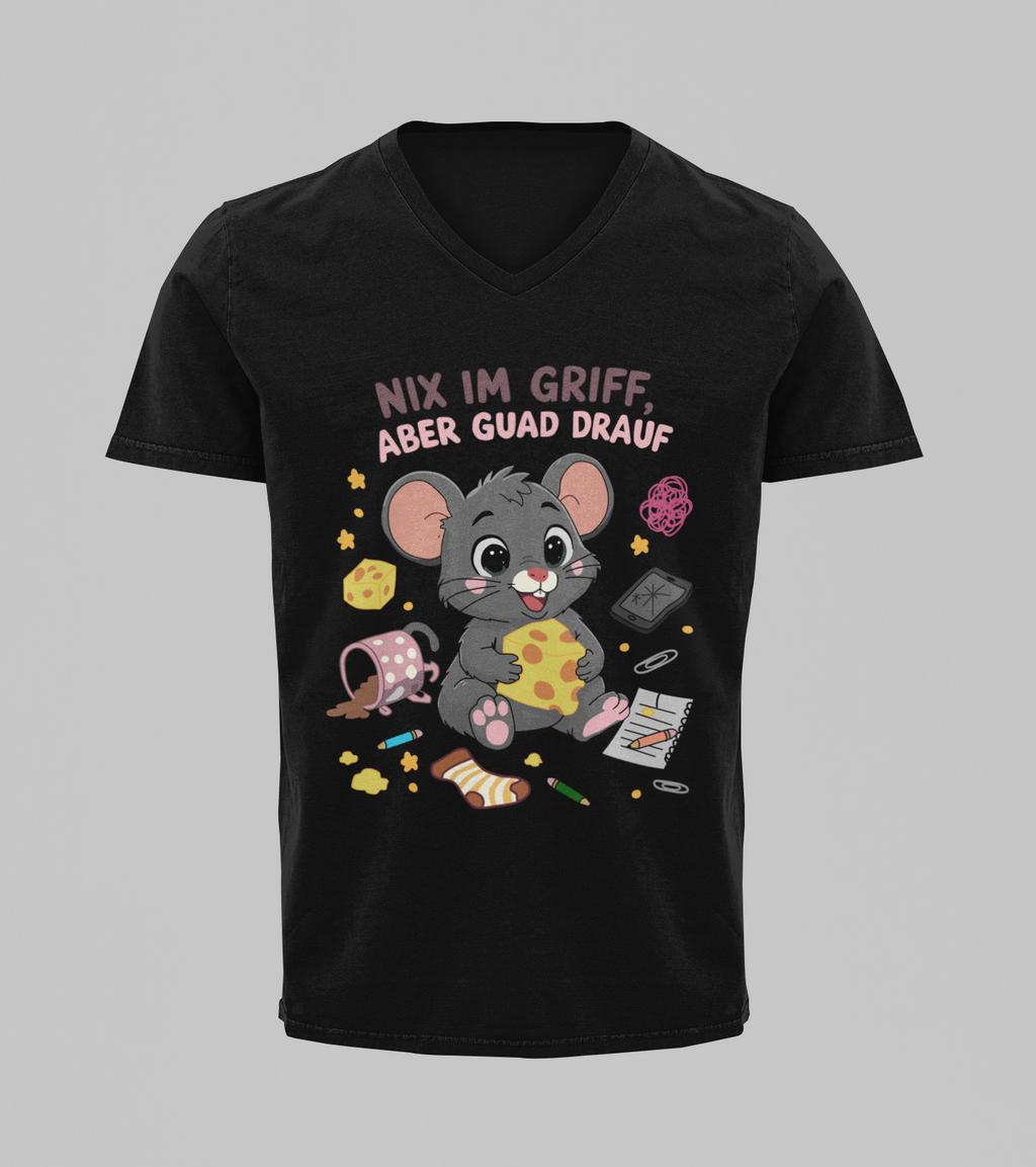 Chaosmaus | T-Shirt Herren V-Ausschnitt