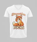 Sternzeichen Fuchs | T-Shirt Herren V-Ausschnitt