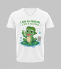 Erlebnisfrosch | T-Shirt Herren V-Ausschnitt