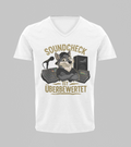 Soundcheck ist überbewertet - Wolf | T-Shirt Herren V-Ausschnitt