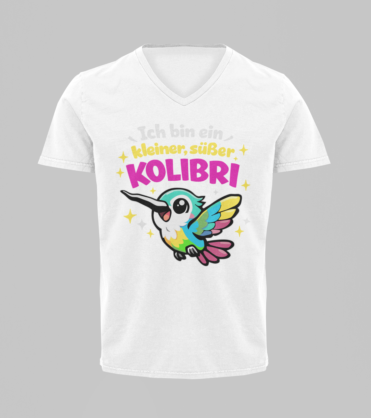 Kleiner, süßer Kolibri | T-Shirt Herren V-Ausschnitt