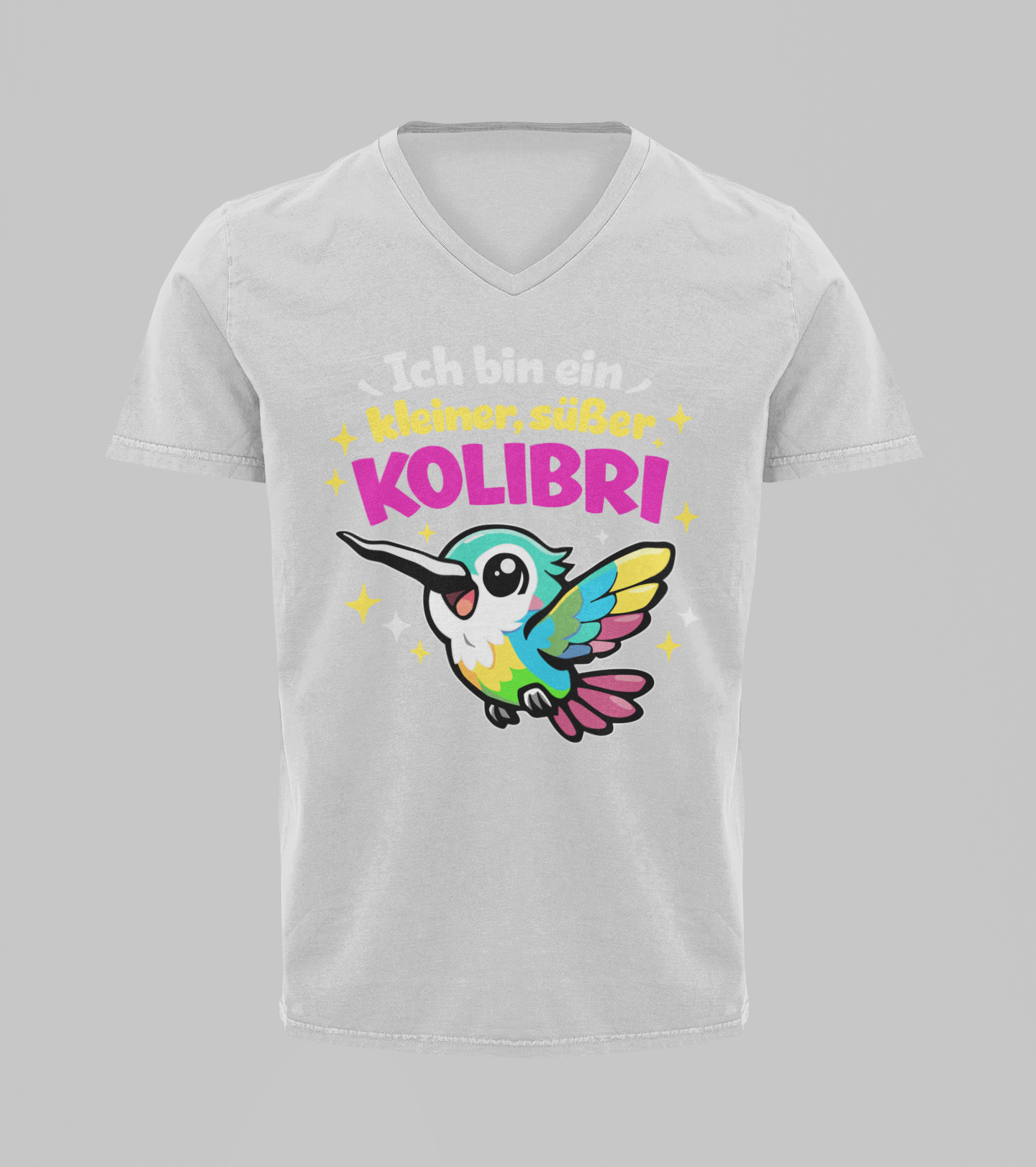 Kleiner, süßer Kolibri | T-Shirt Herren V-Ausschnitt
