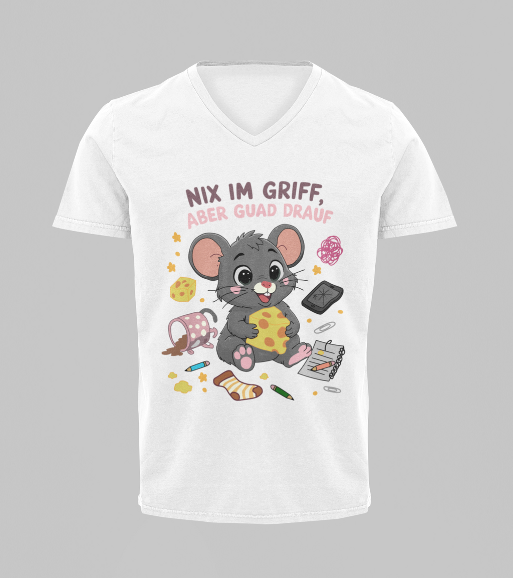Chaosmaus | T-Shirt Herren V-Ausschnitt