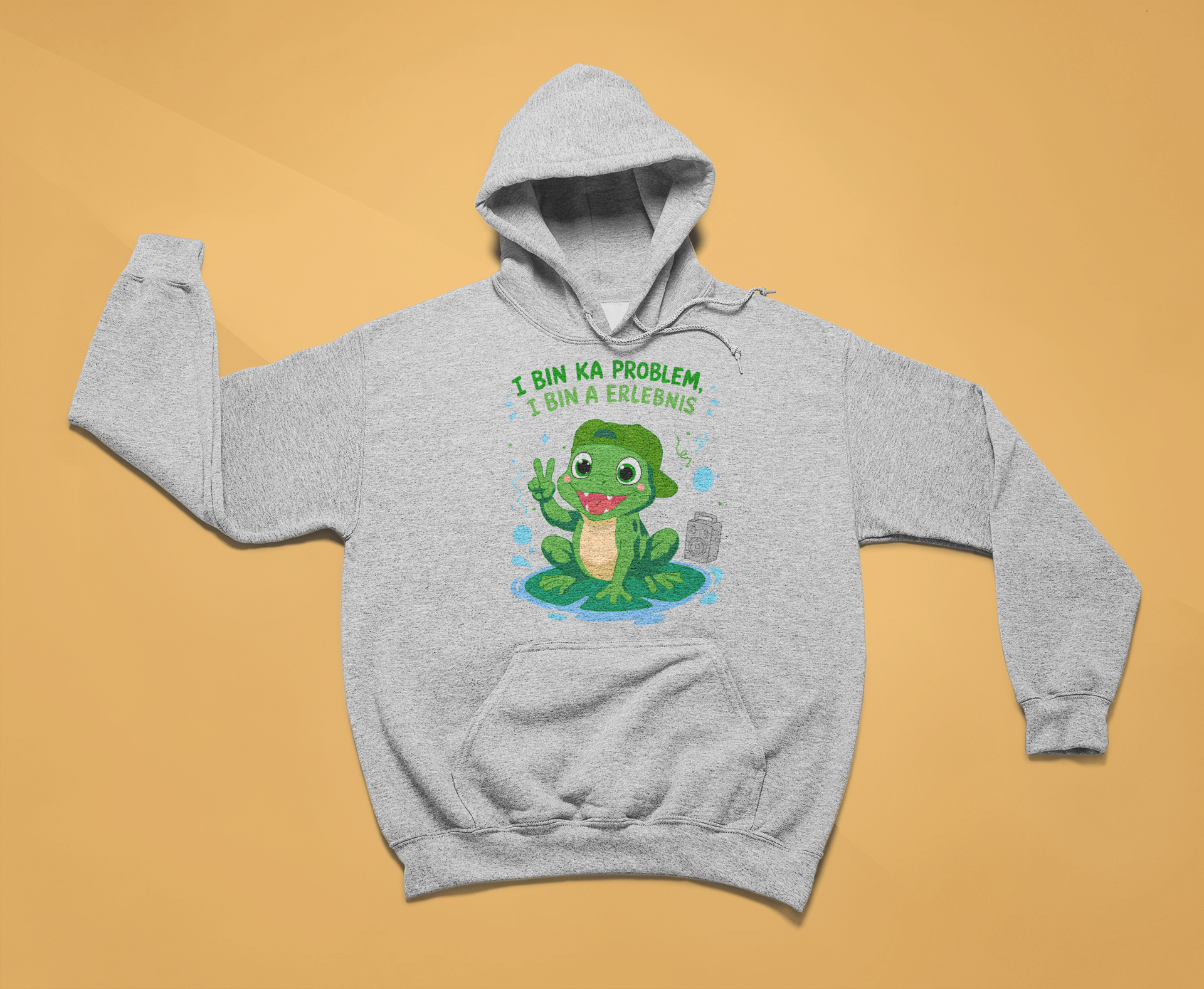 I bin ka Problem - Frosch - Hoodie Herren