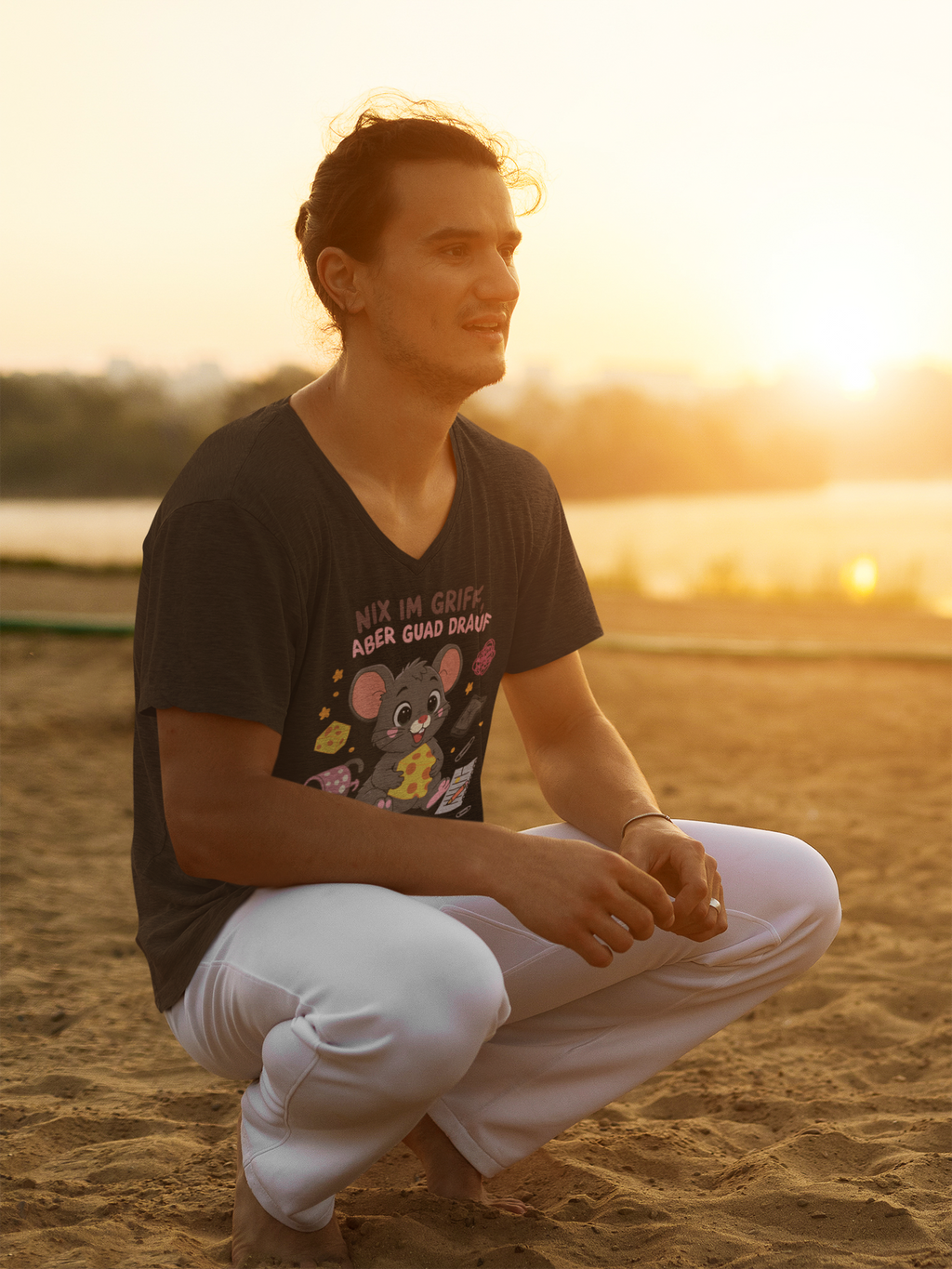 Chaosmaus | T-Shirt Herren V-Ausschnitt