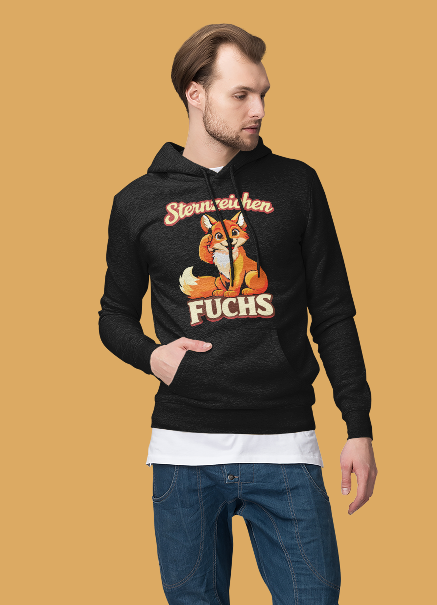 Sternzeichen Fuchs - Hoodie Herren
