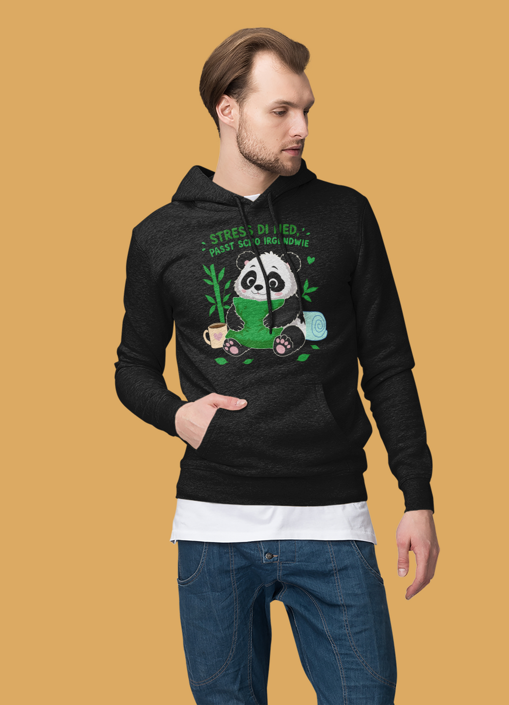 Stress di ned - Panda - Hoodie Herren