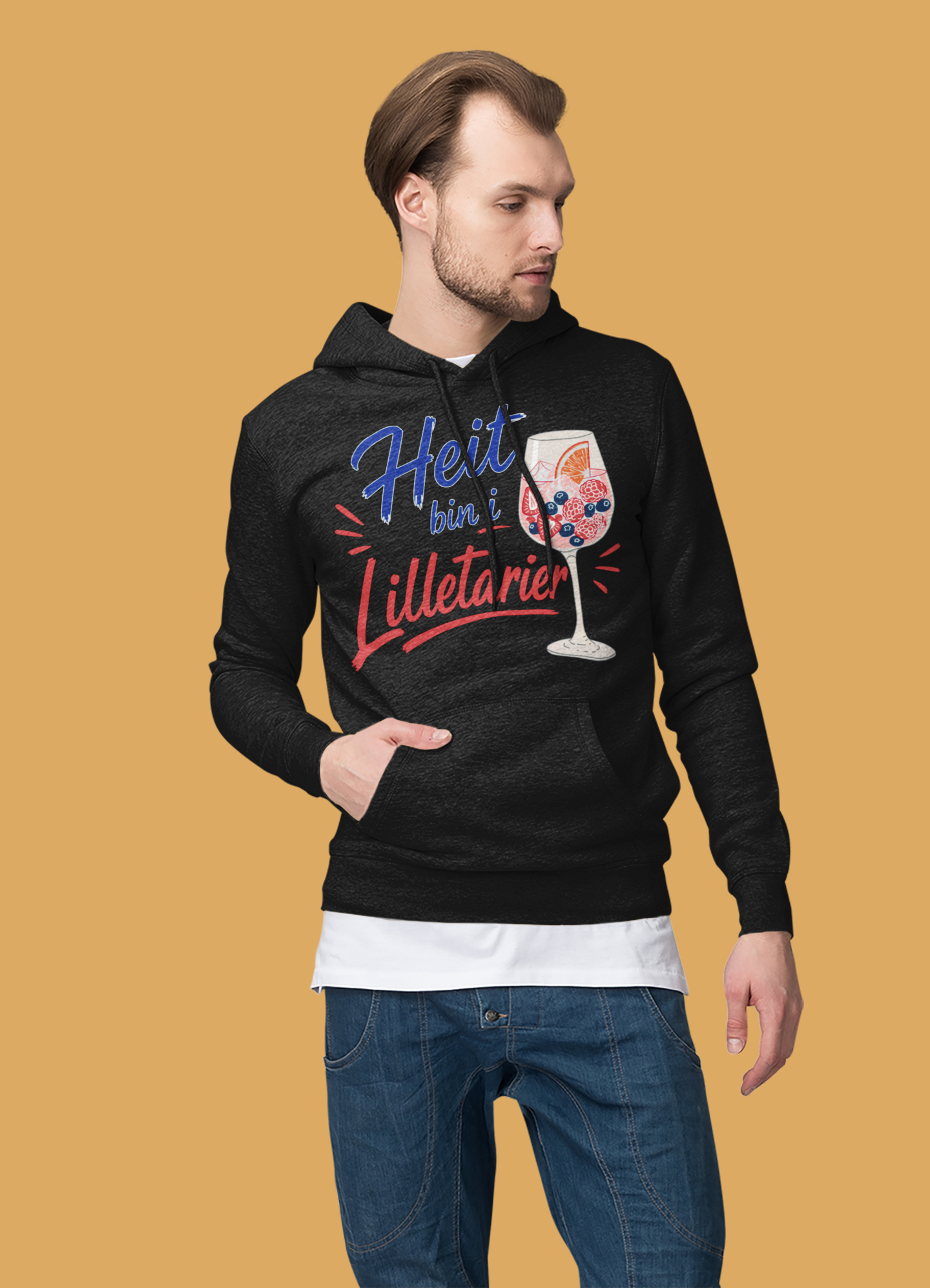 Heit bin i Lilletarier - Hoodie Herren