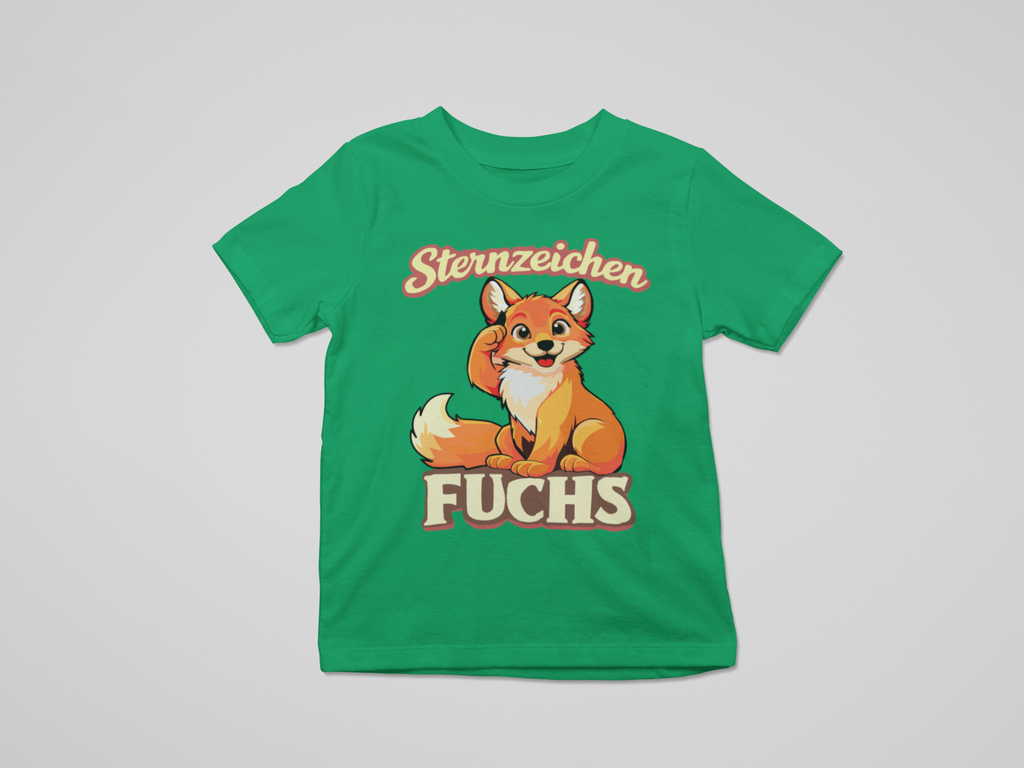 Sternzeichen Fuchs | Kinder T-Shirt Rundhals