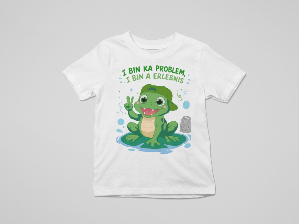 Erlebnisfrosch | Kinder T-Shirt Rundhals
