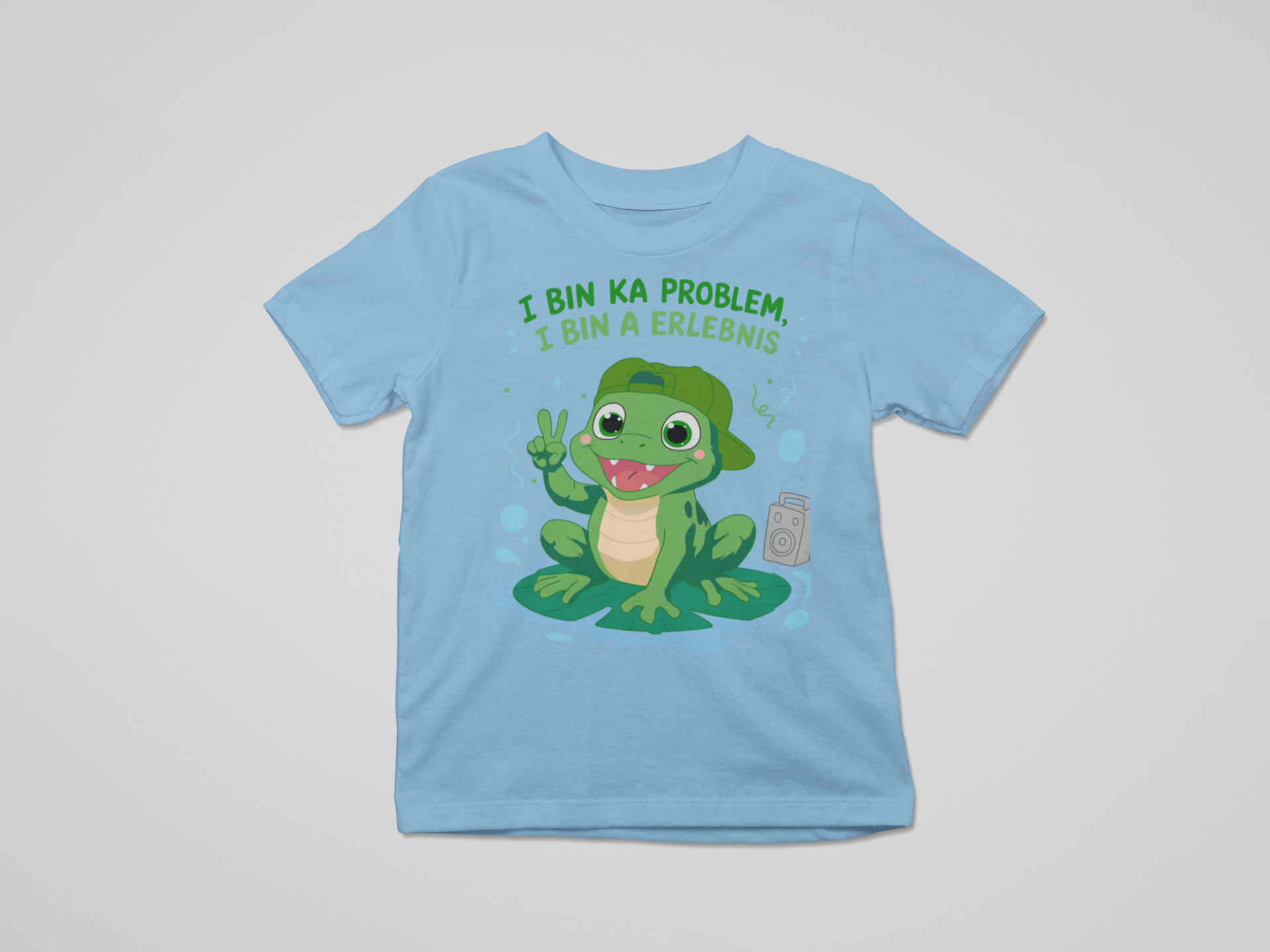 Erlebnisfrosch | Kinder T-Shirt Rundhals