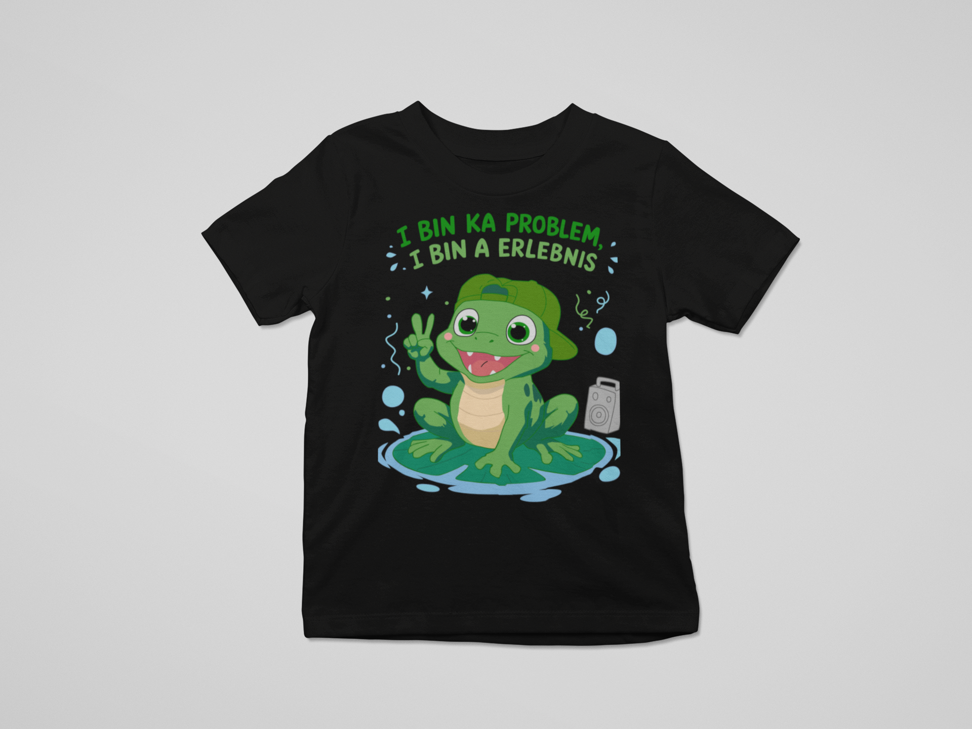 Erlebnisfrosch | Kinder T-Shirt Rundhals