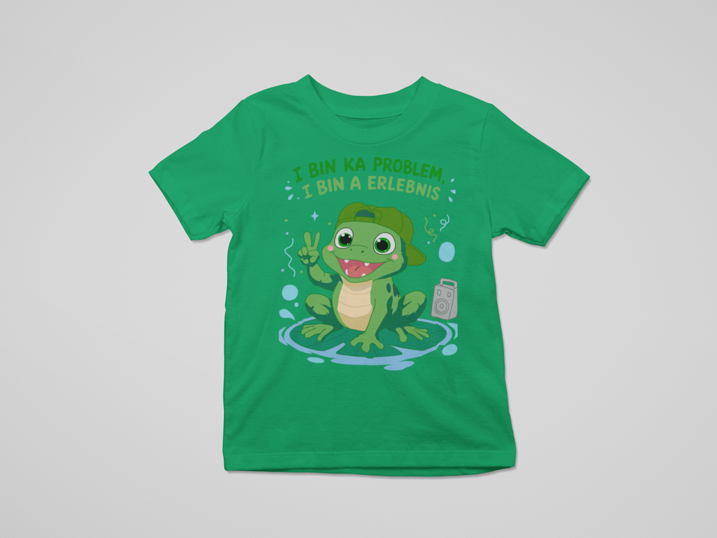Erlebnisfrosch | Kinder T-Shirt Rundhals