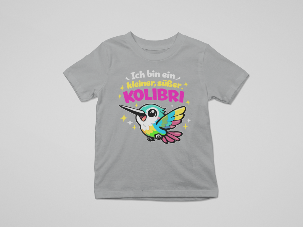 Kleiner, süßer Kolibri | Kinder T-Shirt Rundhals