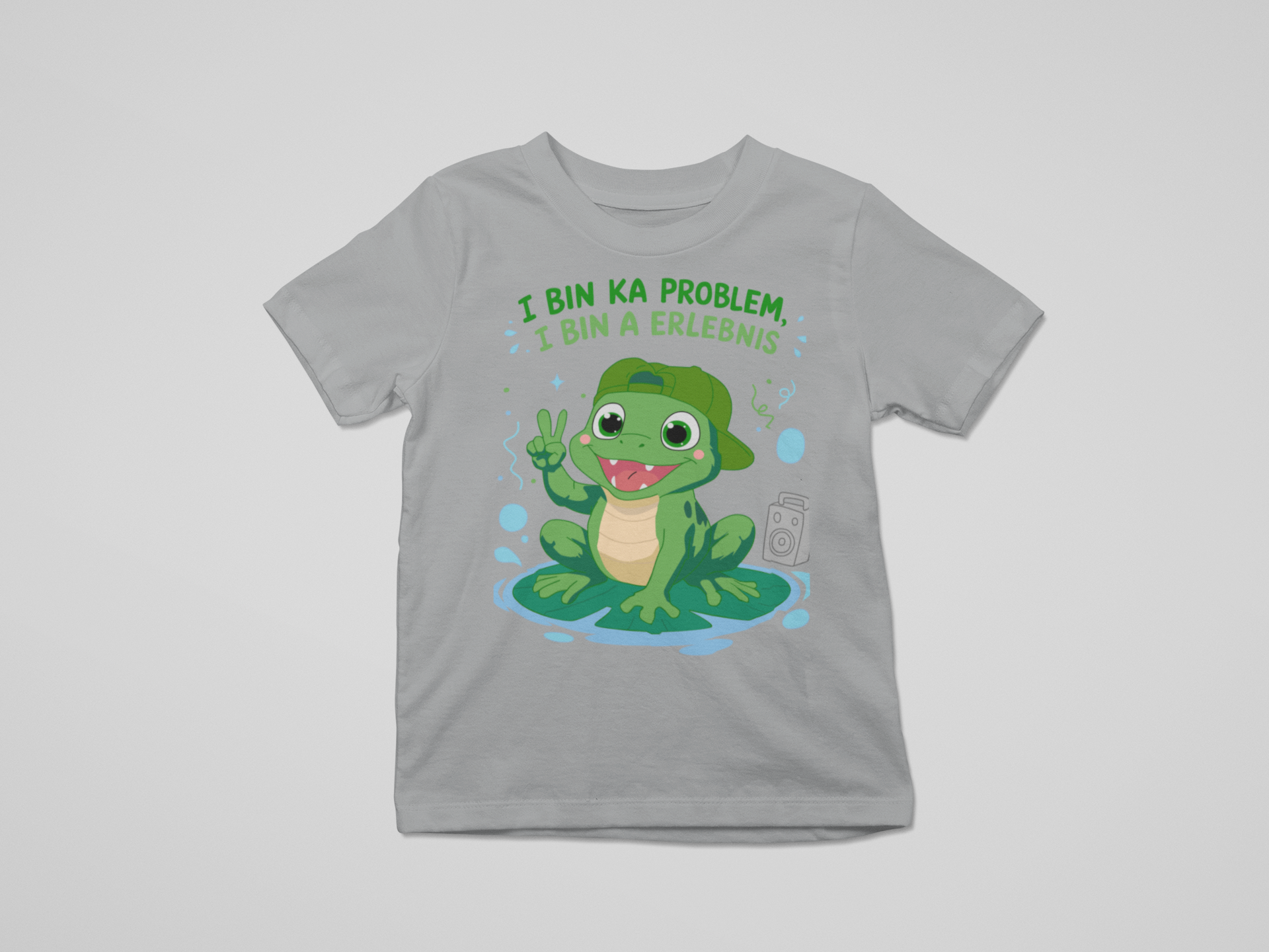 Erlebnisfrosch | Kinder T-Shirt Rundhals