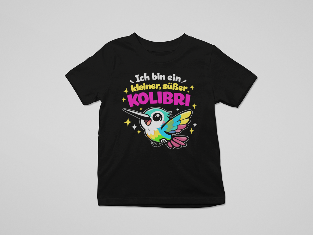 Kleiner, süßer Kolibri | Kinder T-Shirt Rundhals