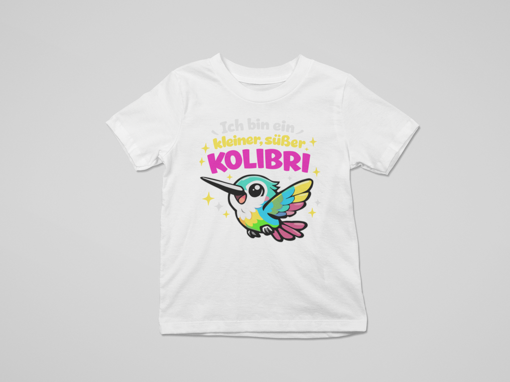Kleiner, süßer Kolibri | Kinder T-Shirt Rundhals