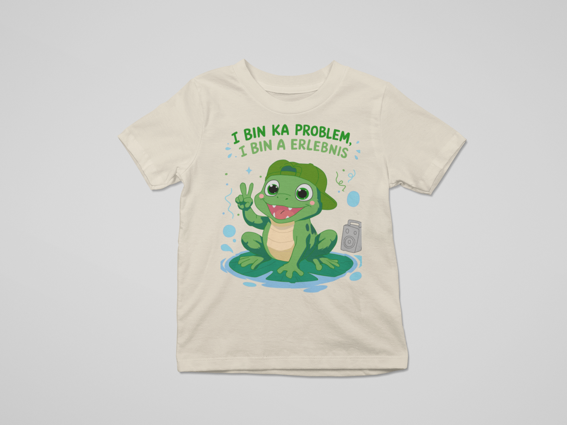 Erlebnisfrosch | Kinder T-Shirt Rundhals