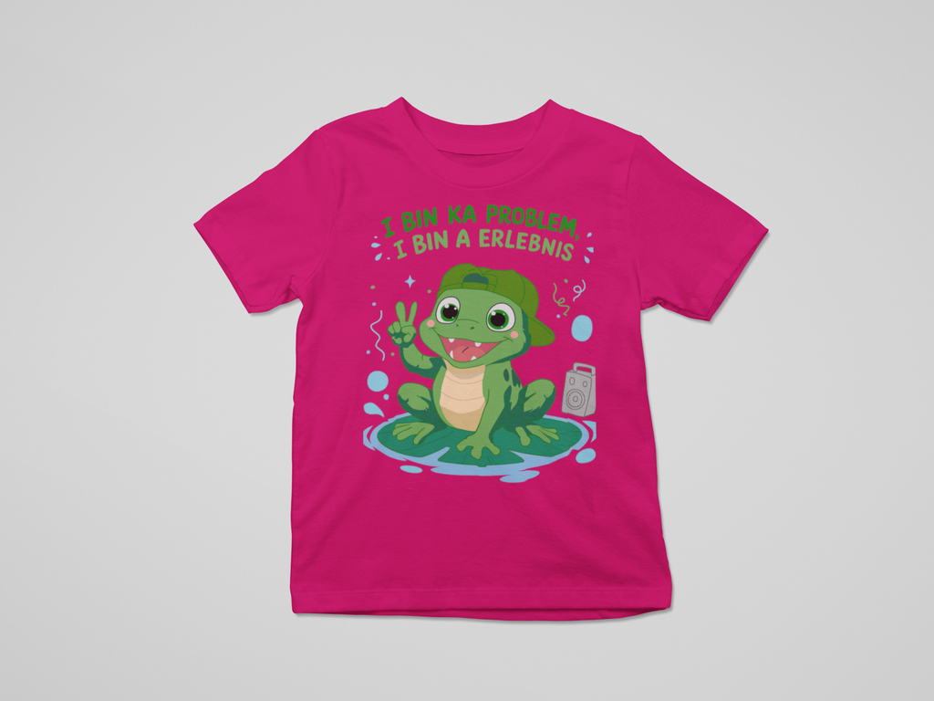 Erlebnisfrosch | Kinder T-Shirt Rundhals