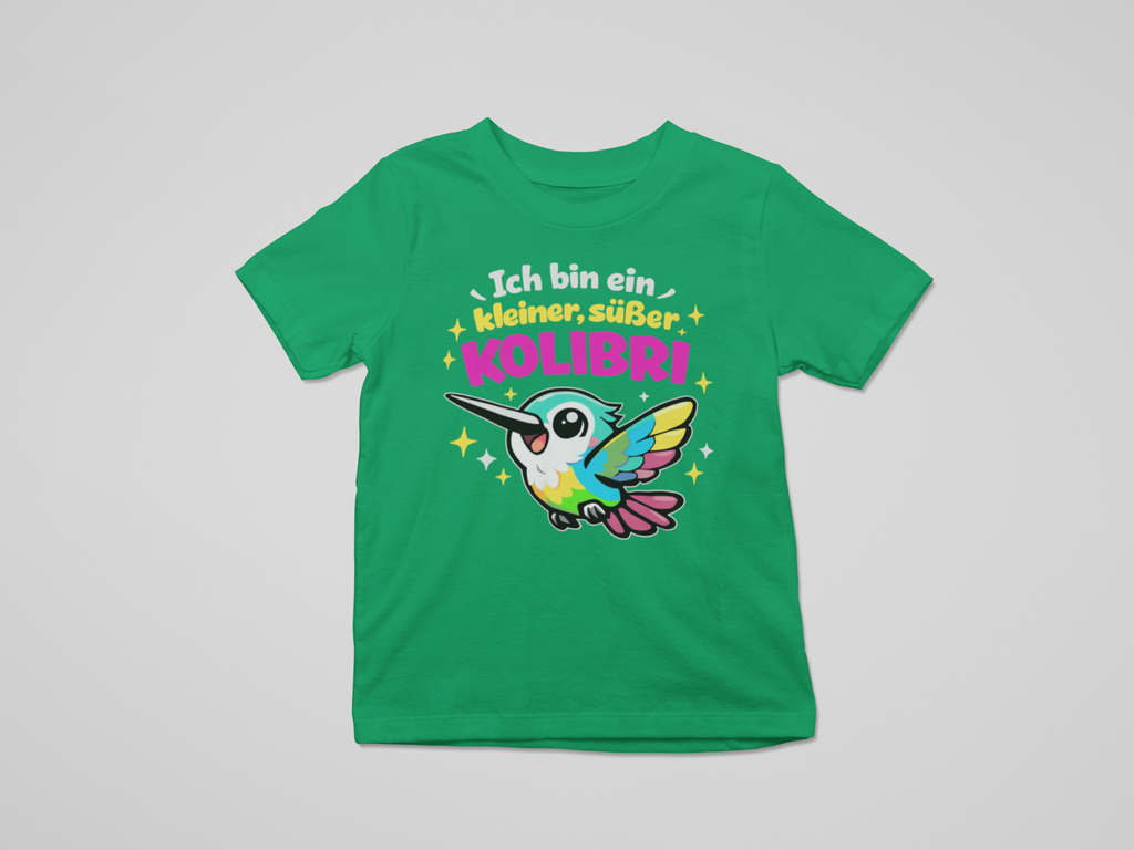 Kleiner, süßer Kolibri | Kinder T-Shirt Rundhals