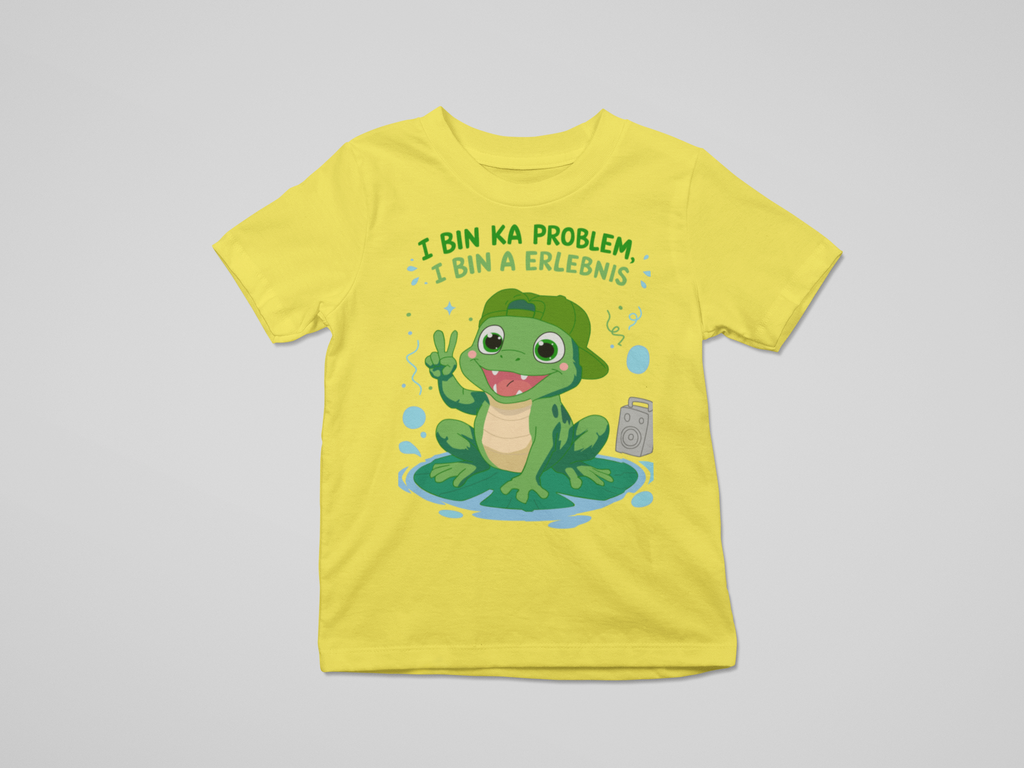 Erlebnisfrosch | Kinder T-Shirt Rundhals