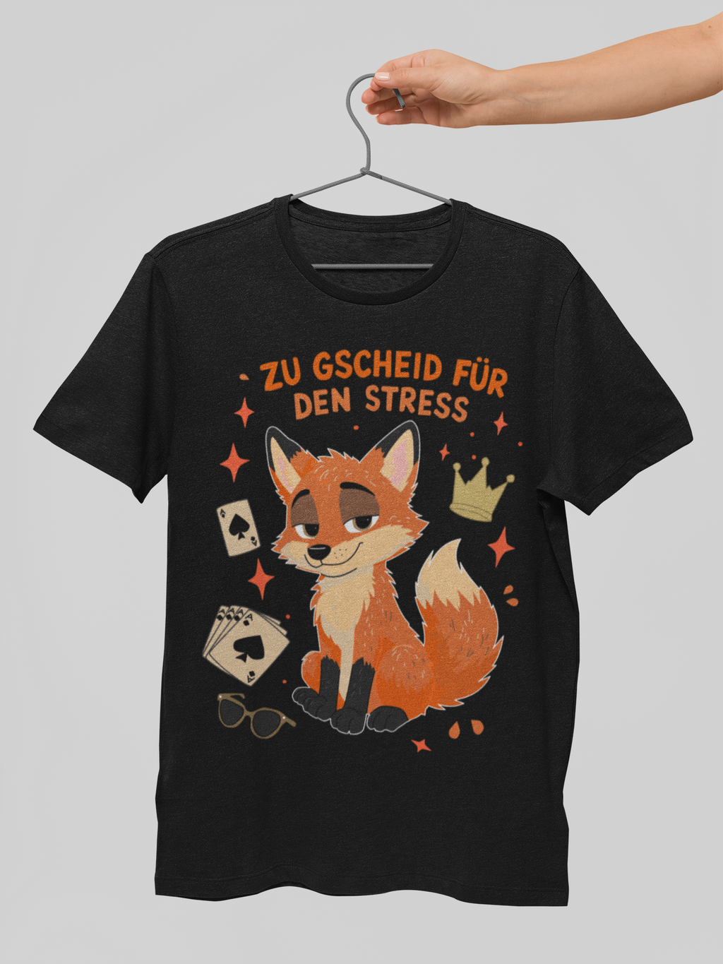 Schlaufuchs | T-Shirt Herren Rundhals