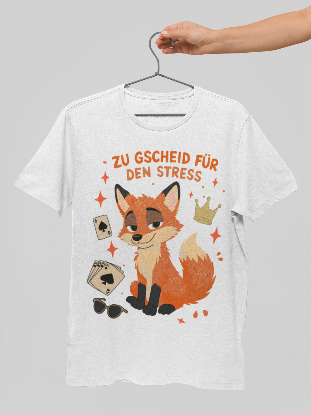 Schlaufuchs | T-Shirt Herren Rundhals