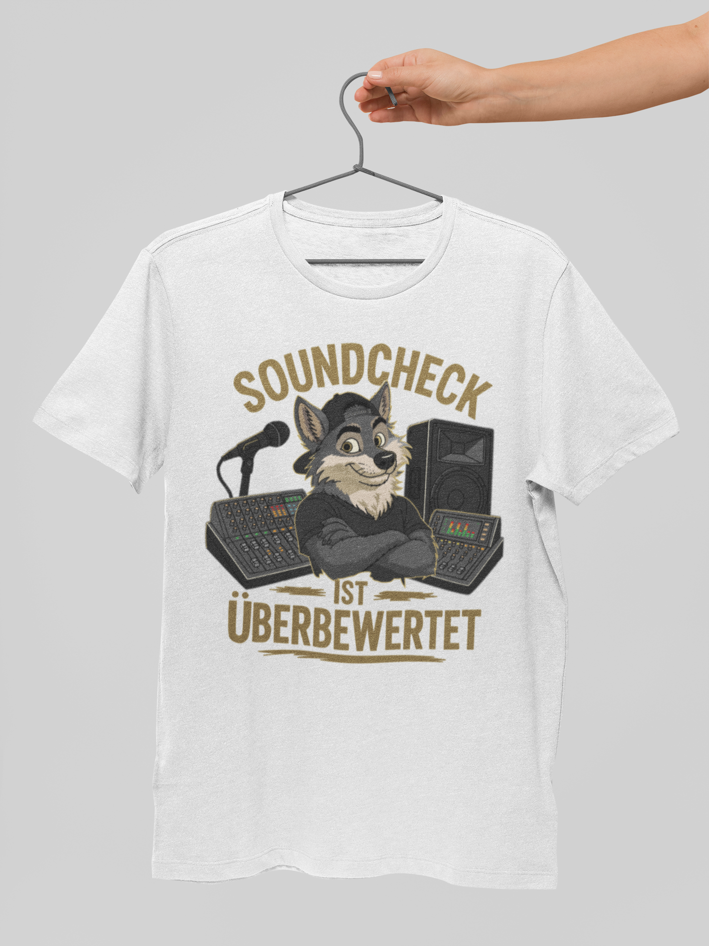 Soundcheck wird überbewertet | T-Shirt Herren Rundhals | Alpenyx