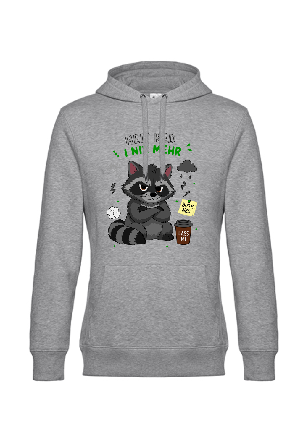 I'm not saying anything more today - Raccoon - Men's Hoodie