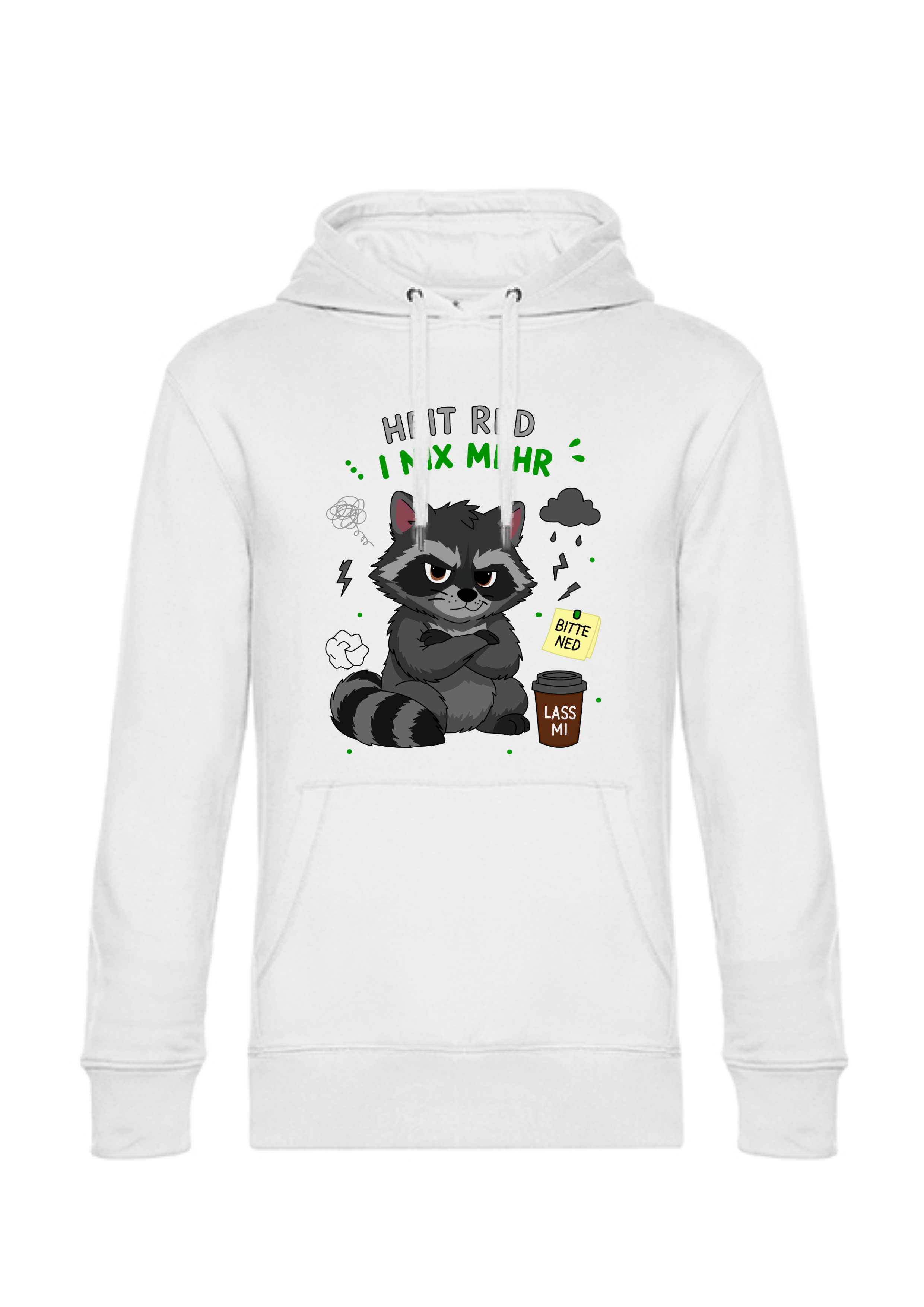 I'm not saying anything more today - Raccoon - Men's Hoodie