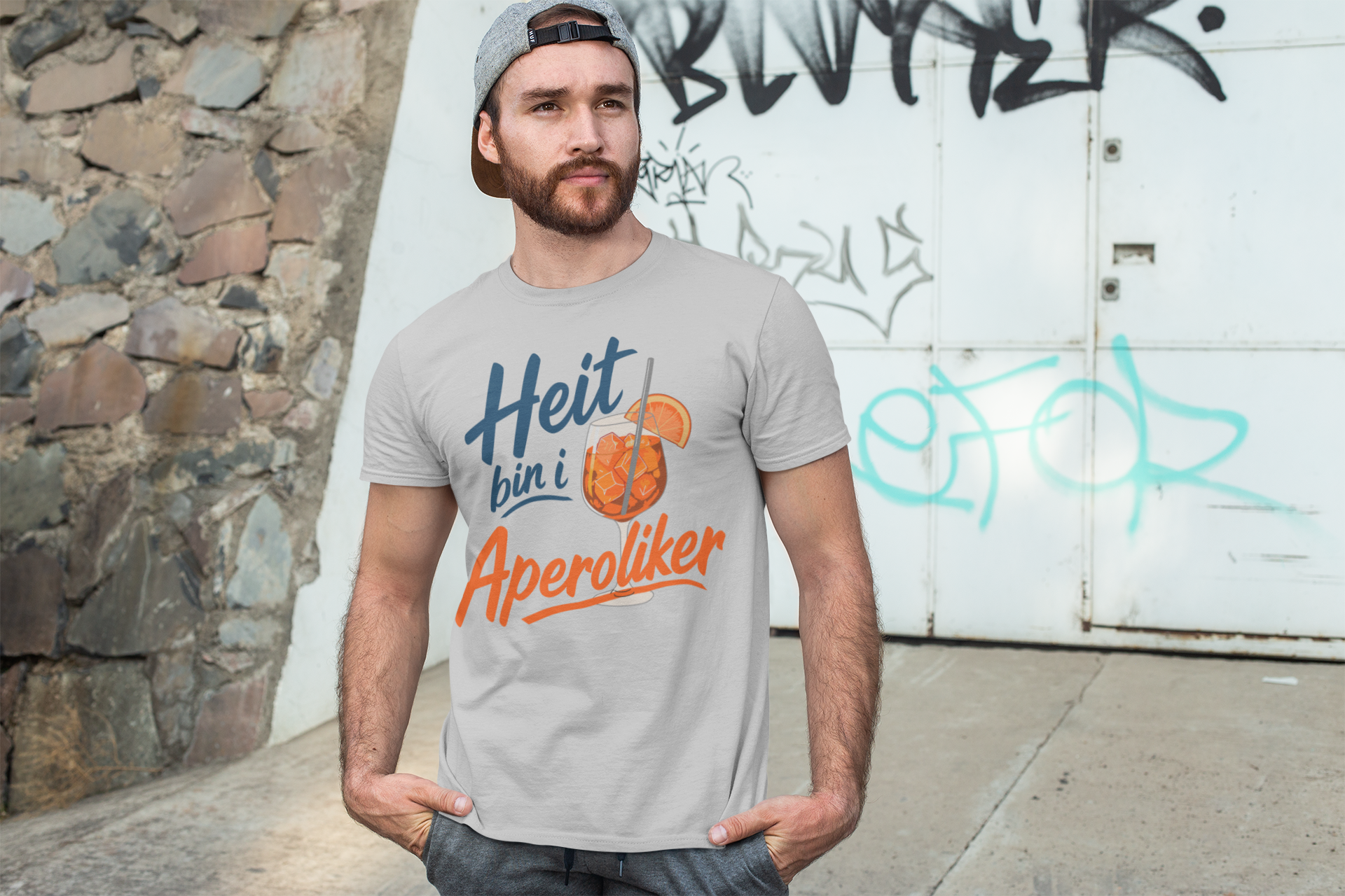 Aperoliker | T-Shirt Herren Rundhals