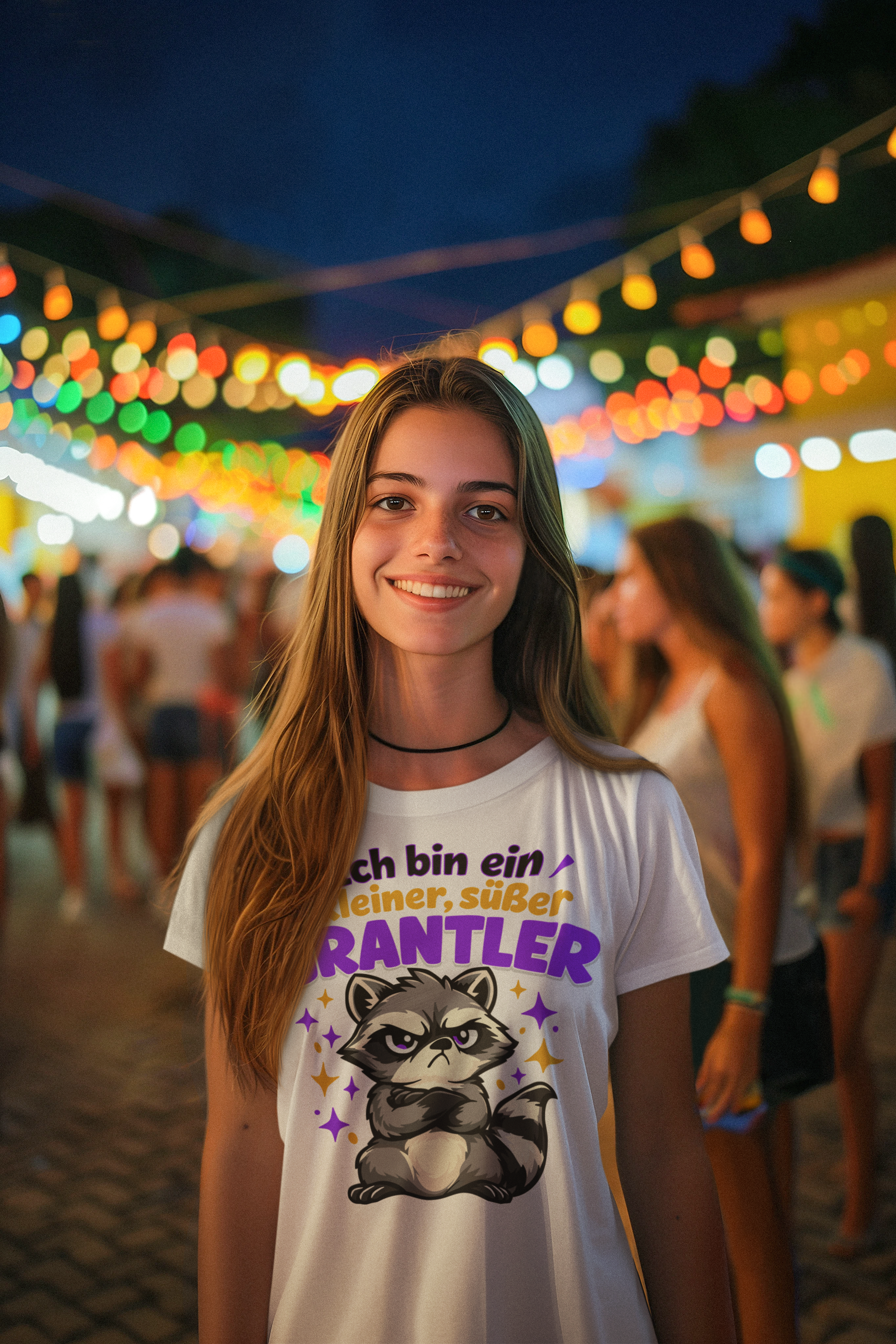 Kleiner, süßer Grantler | Damen T-Shirt Rundhals