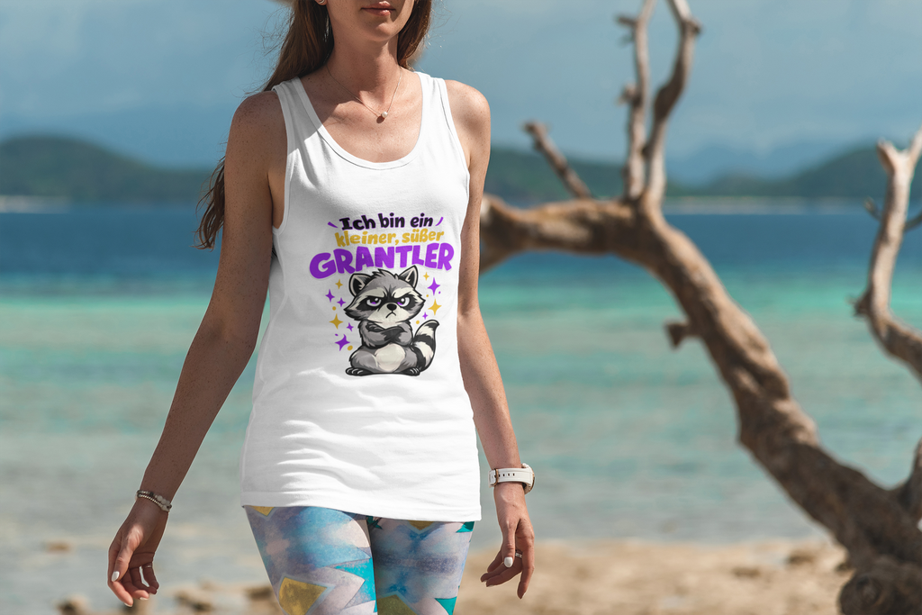 Kleiner, süßer Grantler | Damen-Tanktop